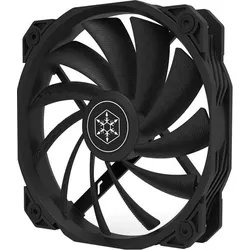 Silverstone SST-SF160B - Shark Force Computer Case Cooling Fan 160mm, Fluid-Dynamic-Bearing, black (160 mm, 1x), PC Lüfter, Schwarz