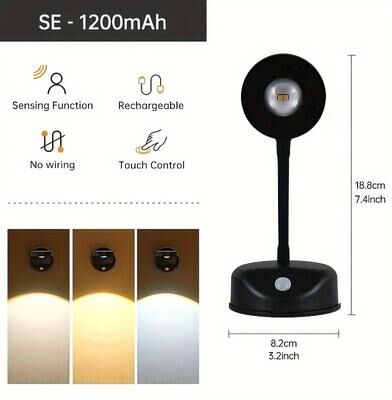 Uplift Picks ArtSense Rechargeable Motion Sensor Painting Spotlight black