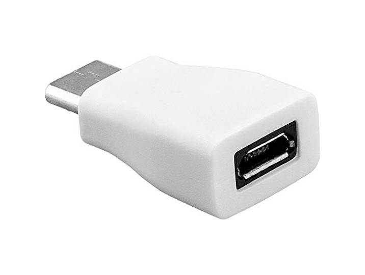 Goobay 71398 USB-C/MicroUSB OTG Hi-Speed adapter voor het aansluiten van micro-USB-kabels, zet USB-C aansluiting om in micro-USB-aansluiting