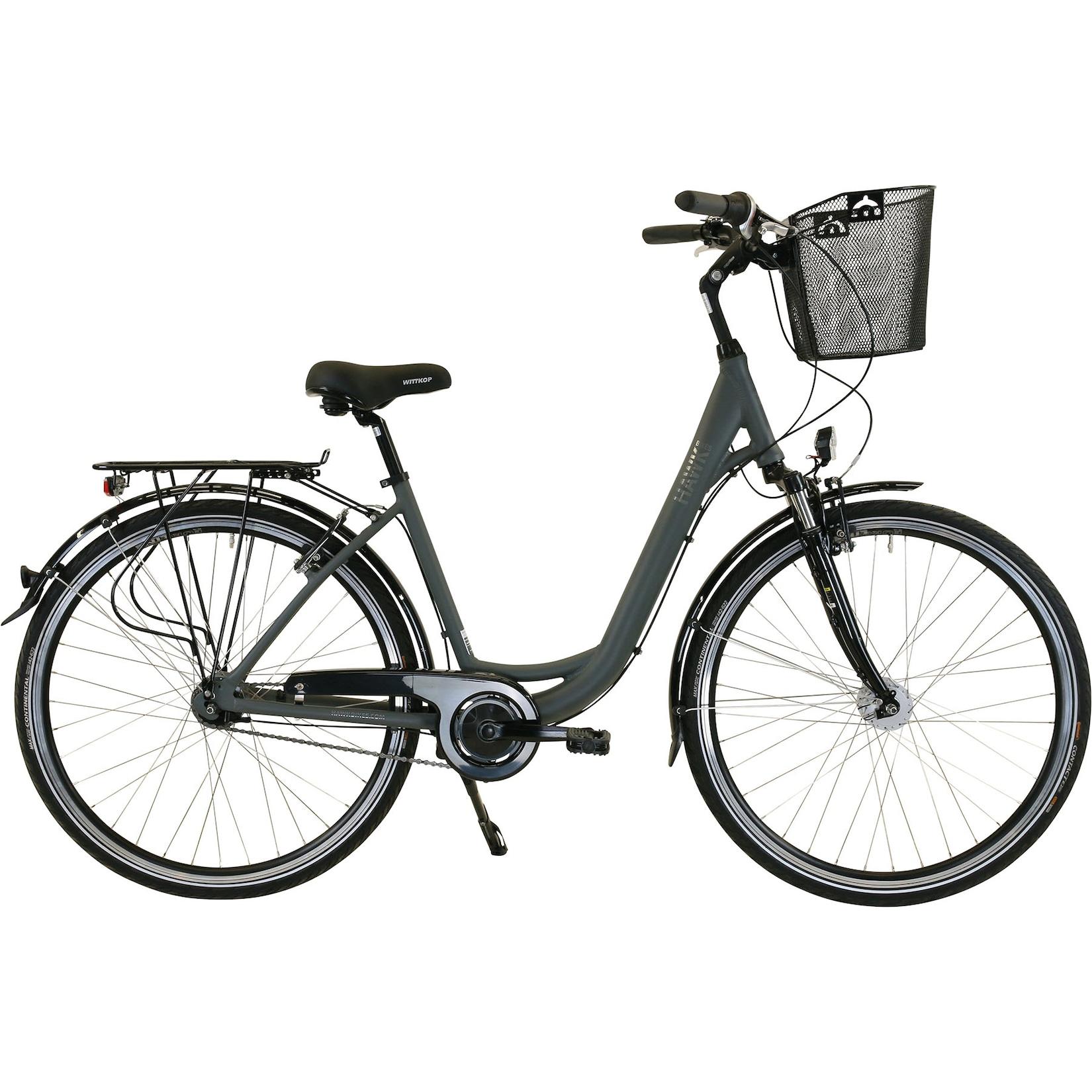 Hawk City Wave Deluxe Plus Cityrad Damen 28 Zoll 46 cm Wave - Rot