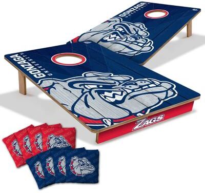Skip's Garage Gonzaga Bulldogs NCAA Tailgate Cornhole Board Set