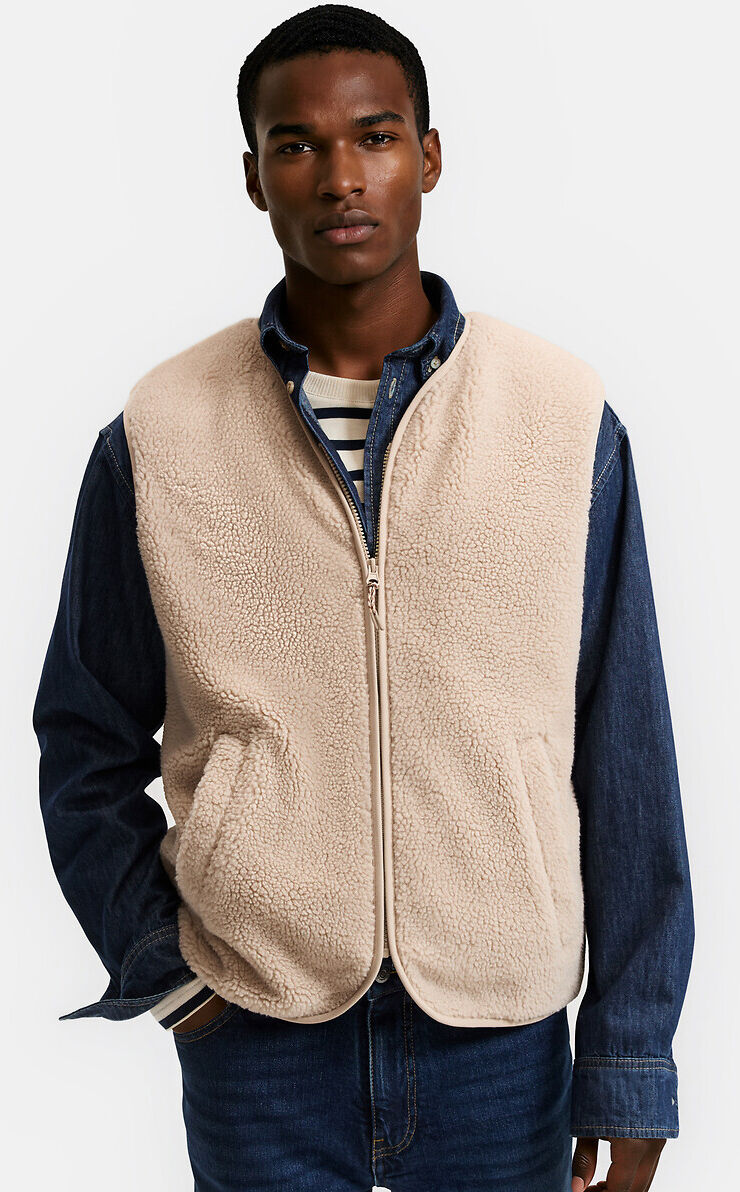 LA REDOUTE COLLECTIONS Gilet sherpa sans manches moumoute