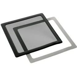 DEMCiflex Staubfilter 230mm, quadratisch - schwarz/schwarz, PC Lüfter Zubehör, Schwarz