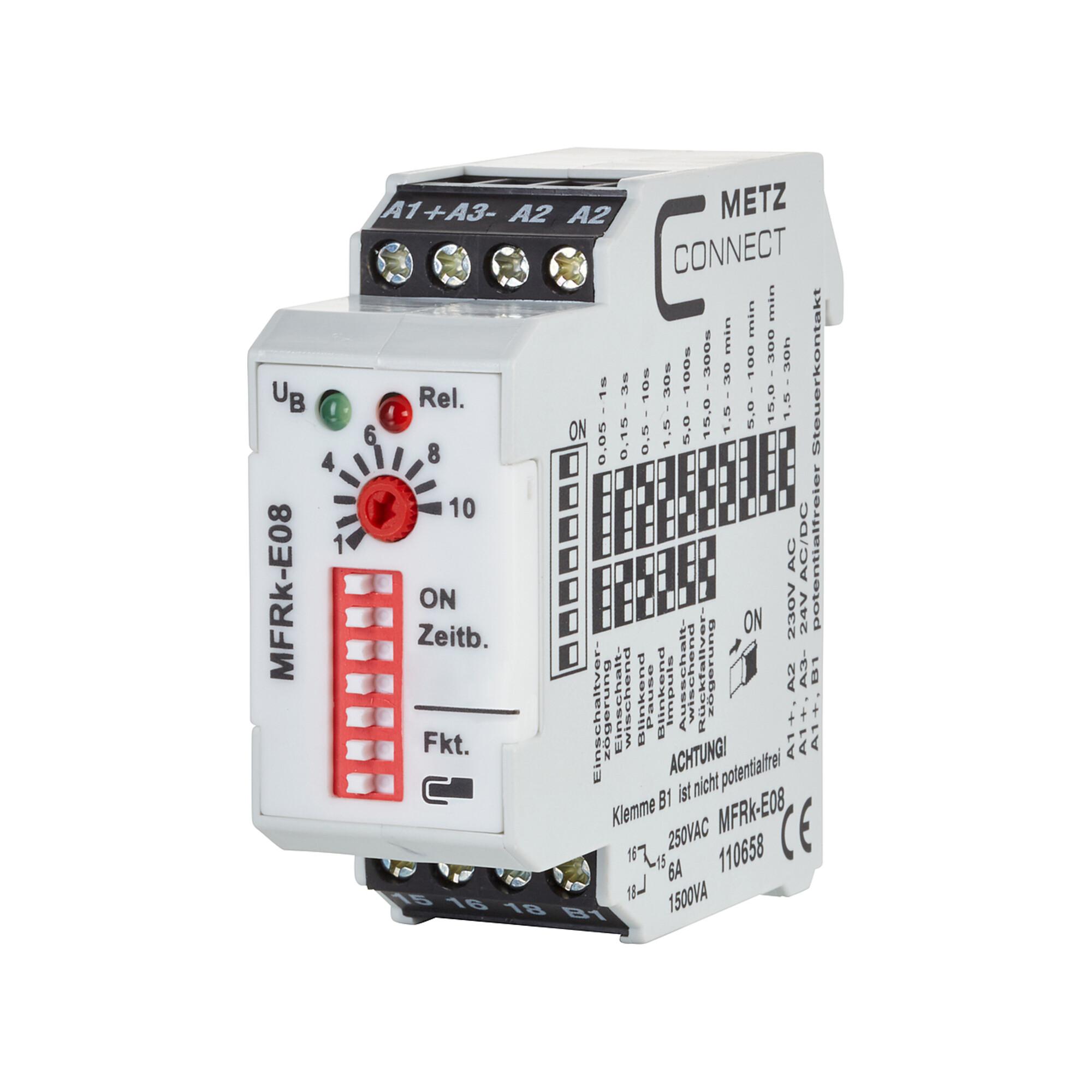BTR NETCOM Zeitrelais 1W, 30h MFRk-E08 230AC24UC ; Metz Connect (110658)