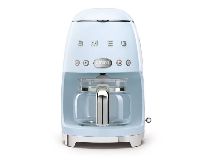 Smeg - Cafetière Filtre Programmable 10 Tasses 1050w Bleu Azur Dcf02pbeu
