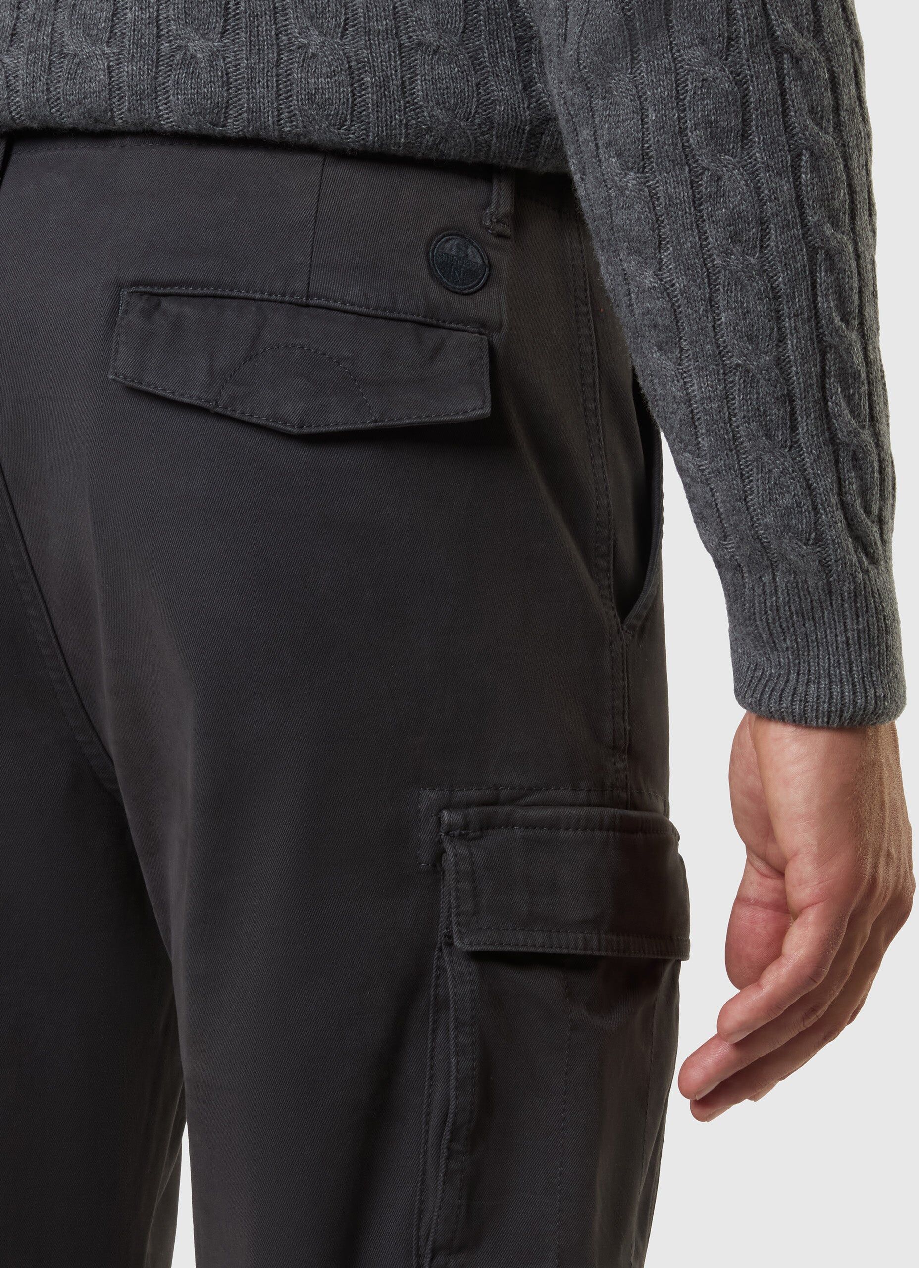 North Sails America Gabardin-Cargohose Asphalt 48