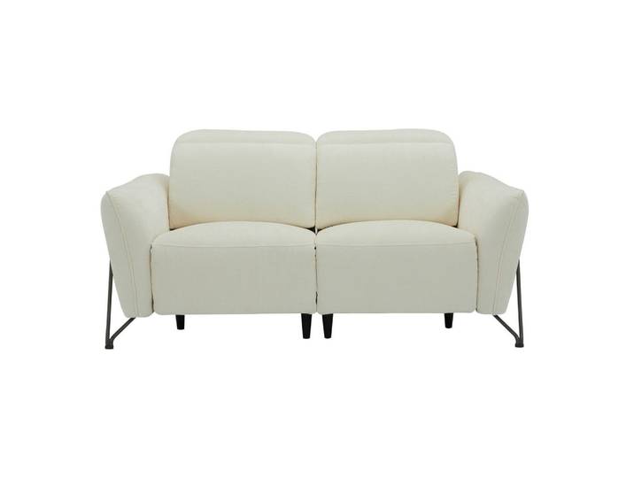 Livetastic 2-Sitzer-Sofa, Creme, Metall, 164x83x107 cm, USB-Anschluss, Relaxfunktion, USB-C-Anschluss, Wohnzimmer, Sofas & Couches, Sofas, 2-Sitzer Sofas