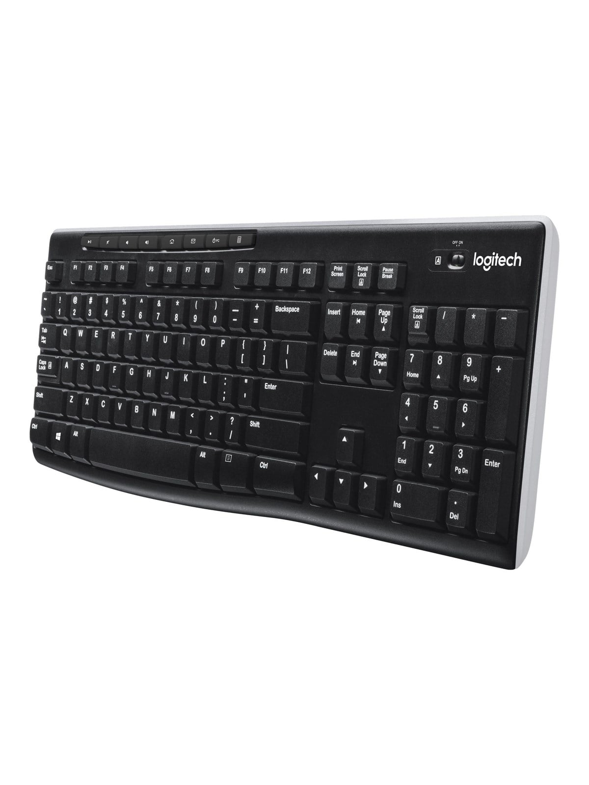 Logitech Wireless Keyboard K270 - Tastatur - Tschechisch