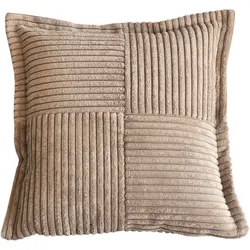Kissen ANAFI taupe (BH 40x40 cm) - braun - BH 40x40 cm