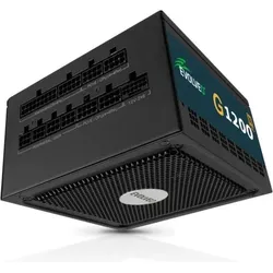 Evolveo G1200 zdroj 1200W, 80+ GOLD, ATX 3.1, aPFC, 140 mm ventilátor, záruka 3 roky, černý (1200 W), PC Netzteil, Schwarz