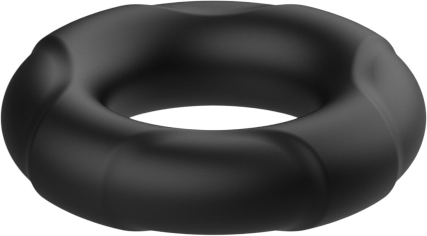 Pulselock Cirkl - Silicone Penis Ring (Black) - 18 mm
