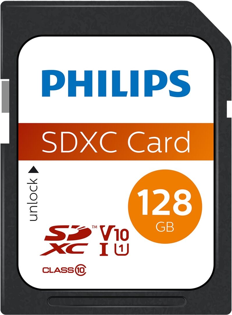 Philips Tarjeta de memoria SD FM12SD55B 128GB.