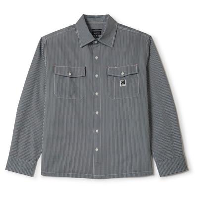 Brixton - Journey Lightweight L/S Woven - Hemd Gr L grau