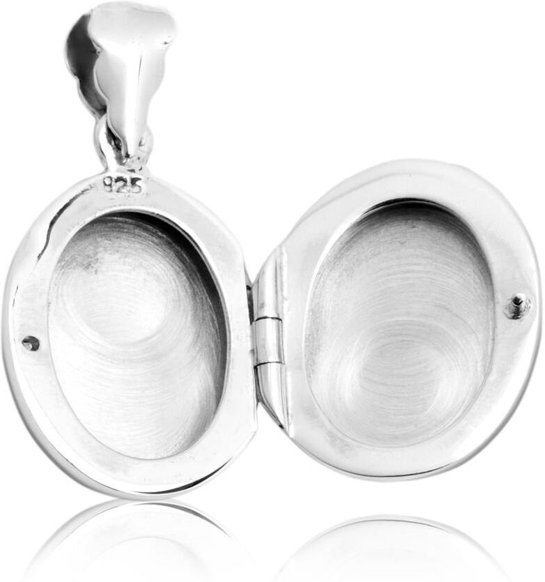 Unique 925 Silber Medaillon Gravur möglich silber