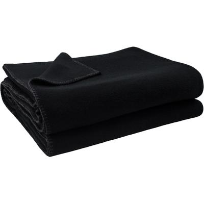 Wohndecke ZOEPPRITZ1828 "Soft-Fleece, PREMIUM, Made in Italy", schwarz, B:160cm L:200cm, Polyester, Viskose, Wohndecken, Wohndecke, unverwechselbarem Cashmere Handfeel, made in Italy, PREMIUM