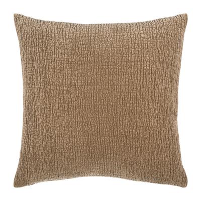 Dekokissen PAD "Fashion", taupe, unifarben, B:50cm L:50cm, Polyester, Dekokissen_Sitzkissen_Kissenhüllen, aus einer italienischen Fashionweberei