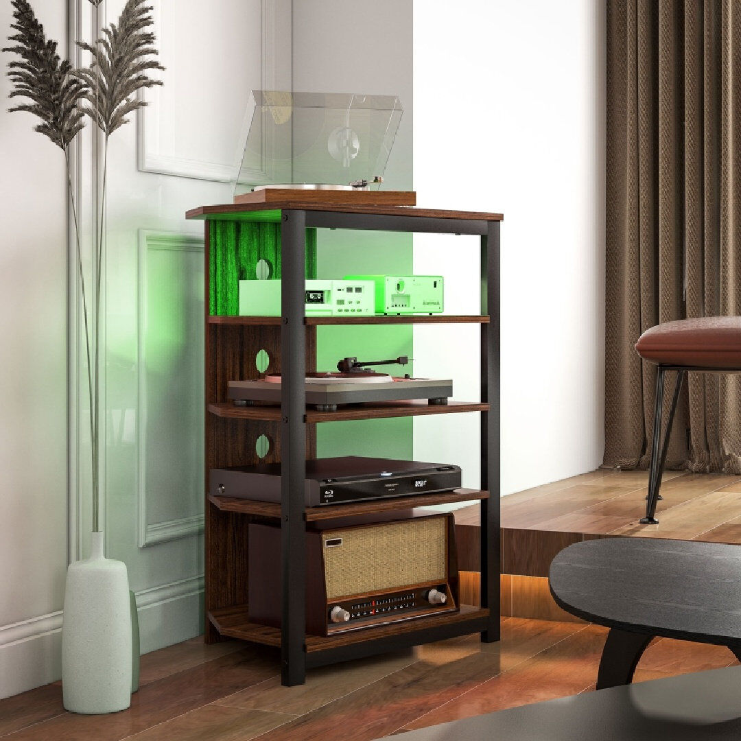 17 Stories TV Stand for TVs up to 28" Brown 28"