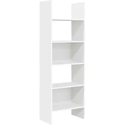 vidaXL Bücherregal Weiß 60x35x180 cm Holzwerkstoff