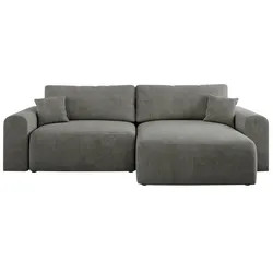 ECKSOFA NELSON Grau Struktur