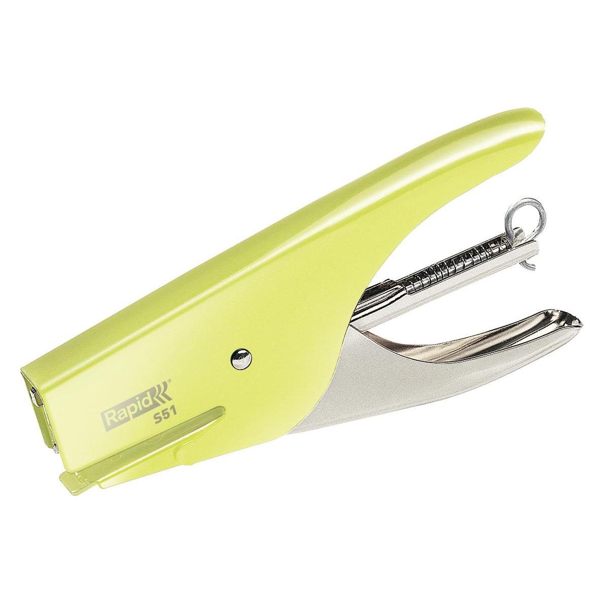 Rapid Retro Classic S51 Edelstahl, Gelb Standardspitze (15 Blätter) (RAP5000510)