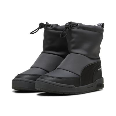 Sneaker PUMA "Multiflex 2 Boot Sneakers Kinder", Kinder, Gr. 28.5, weiß (dusky gray schwarz, weiß), Obermaterial: Textil, Synthetik. Futter: Textil. Innensohle: Textil. Laufsohle: Gummi, Schuhe Sneaker