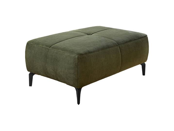 Hocker Sitzhocker 79 x 111 cm grün Veloursbezug - SALO
