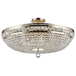 Kronleuchter Ottilia Goldfarben max. 60 Watt