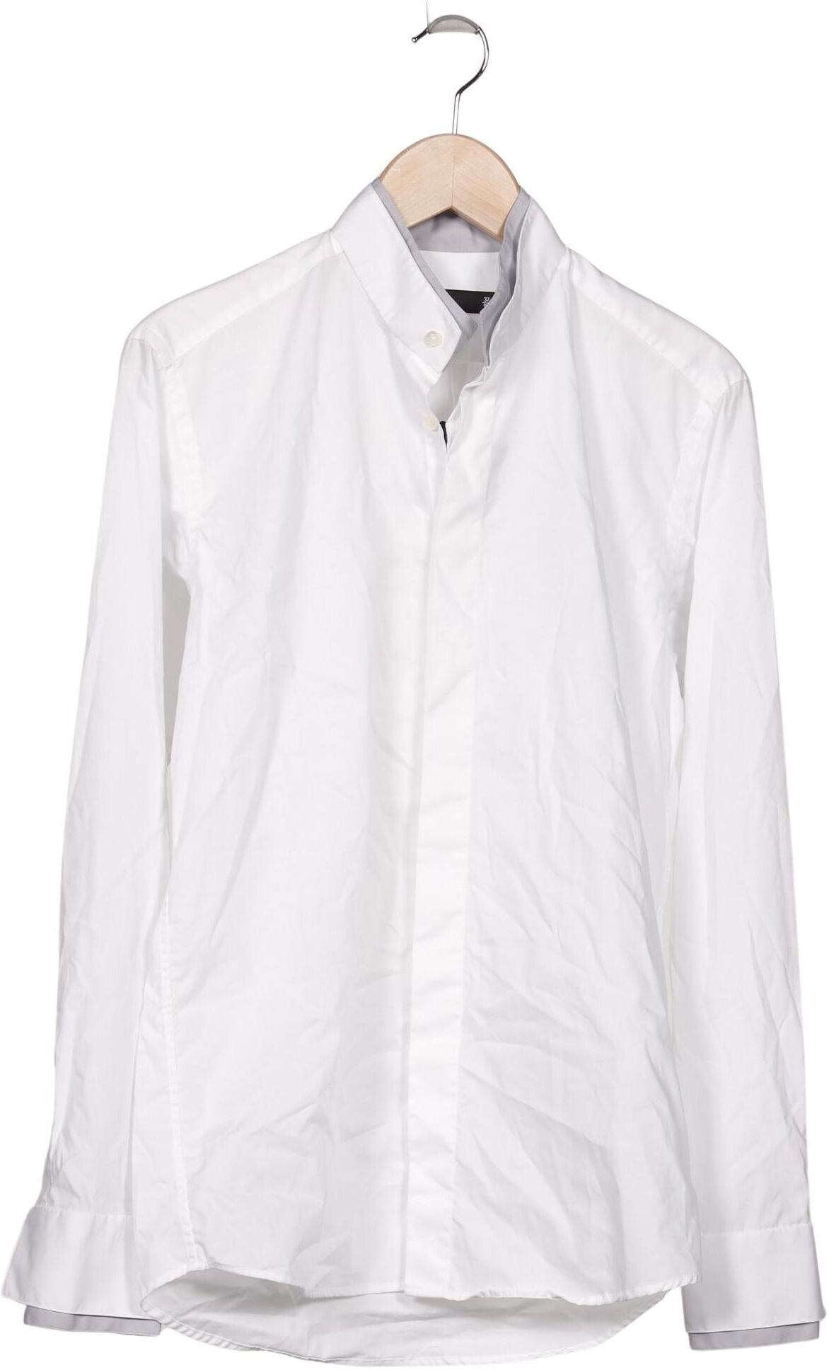 Karl by Karl Lagerfeld Herren Hemd, Weiß, Gr. 37, Baumwolle - Second Hand