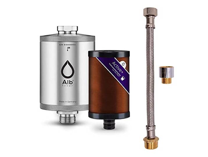 Alb Filter UNTERTISCH ACTIVE PLUS Wasserfilter Küche Edelstahl Natur Gegen Schadstoffe & Kalk, Keimsperre bis 0,7 µm, Untertischfilter Küche, Anschluss-Set Standard, Made in Germany