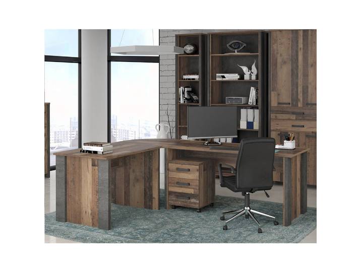 Eckschreibtisch Clifford 223 x 173cm Braun