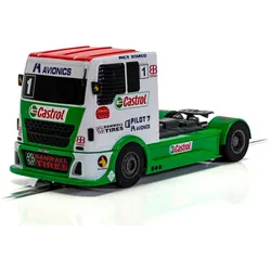 Scalextric Racing Truck - Red & Green & White