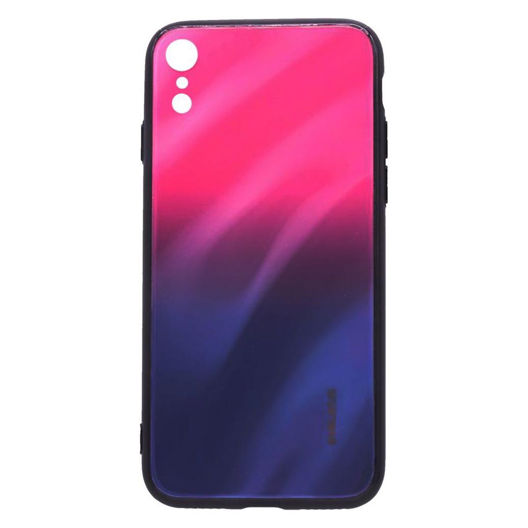 Evelatus iPhone XR Water Ripple Gradient Color Anti-Explosion Tempered Glass Case (Apple iPhone XR) (EVELATUS)