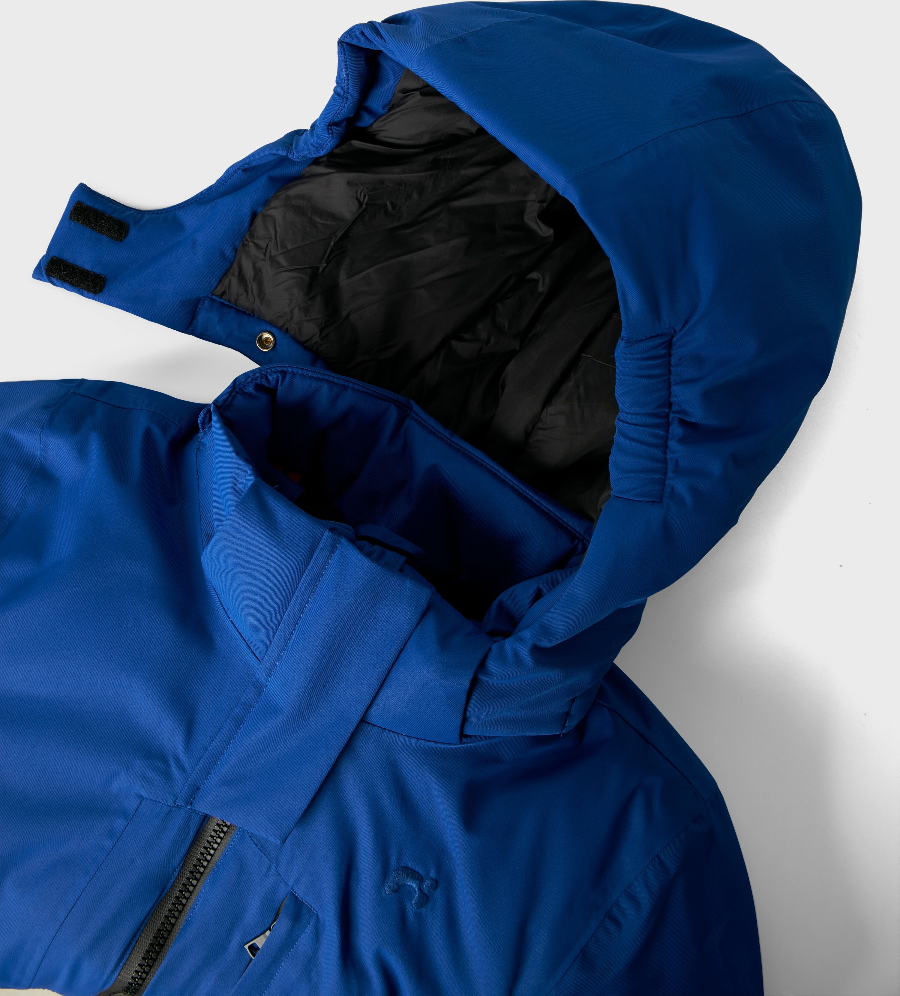 Skijacke NAME IT "NKNSLOPE10 JACKET SKI EDITION FO NOOS", Kinder, Gr. 128, blau (surf the web), Web, Obermaterial: 100% Polyester, kontrastfarbene Details, unifarben, regular fit normal, mit Riegel,verstellbar Windstopperbündchen, Jacken Skijacke, Skipass