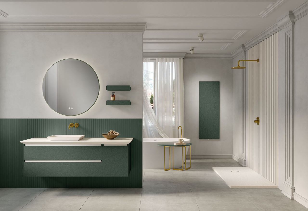 Fiora Konsole für Aufsatzwaschbecken Inglet Concrete Silexpol 1110x485x60 INCSC14
