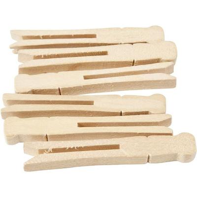 Creativ Company Wäscheklammern, L 9,5 cm, B 1,4 cm, 100 Stk