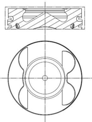 Mahle Kolben 001pi00107002 Für Zylinder 4-6