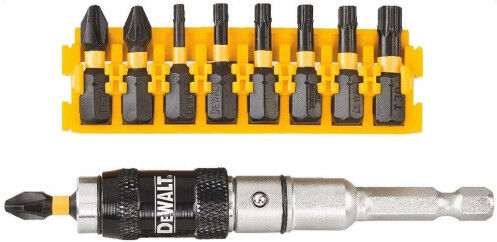 DeWALT DT70578T-QZ Jeu de 10 porte-embouts pliables avec embouts Extreme Impact Torsion