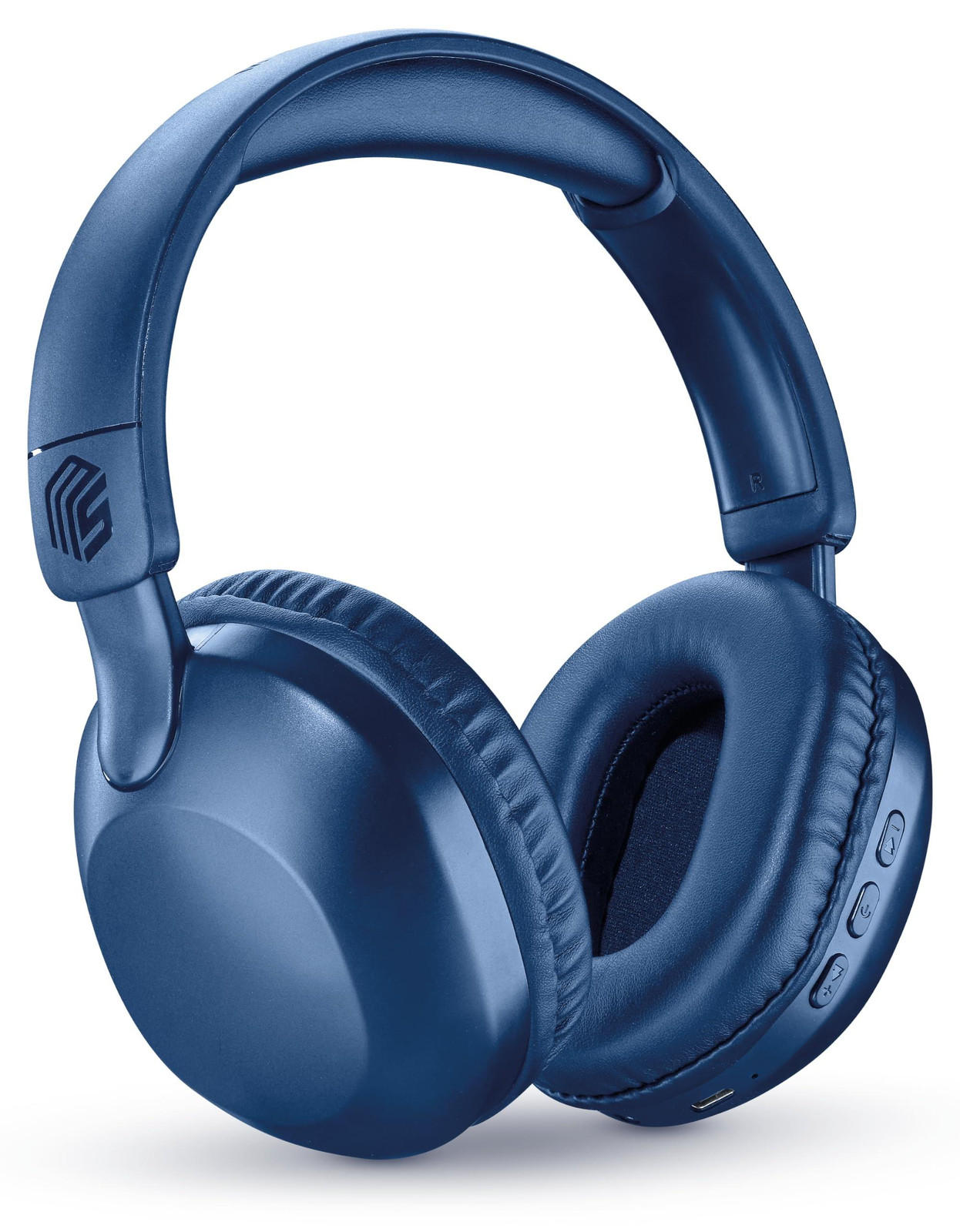 Music Sound EASY Draadloze Koptelefoon met Microfoon - Blauw
