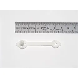 100 Briefknopf Sigma, 48 x 8 mm weiß