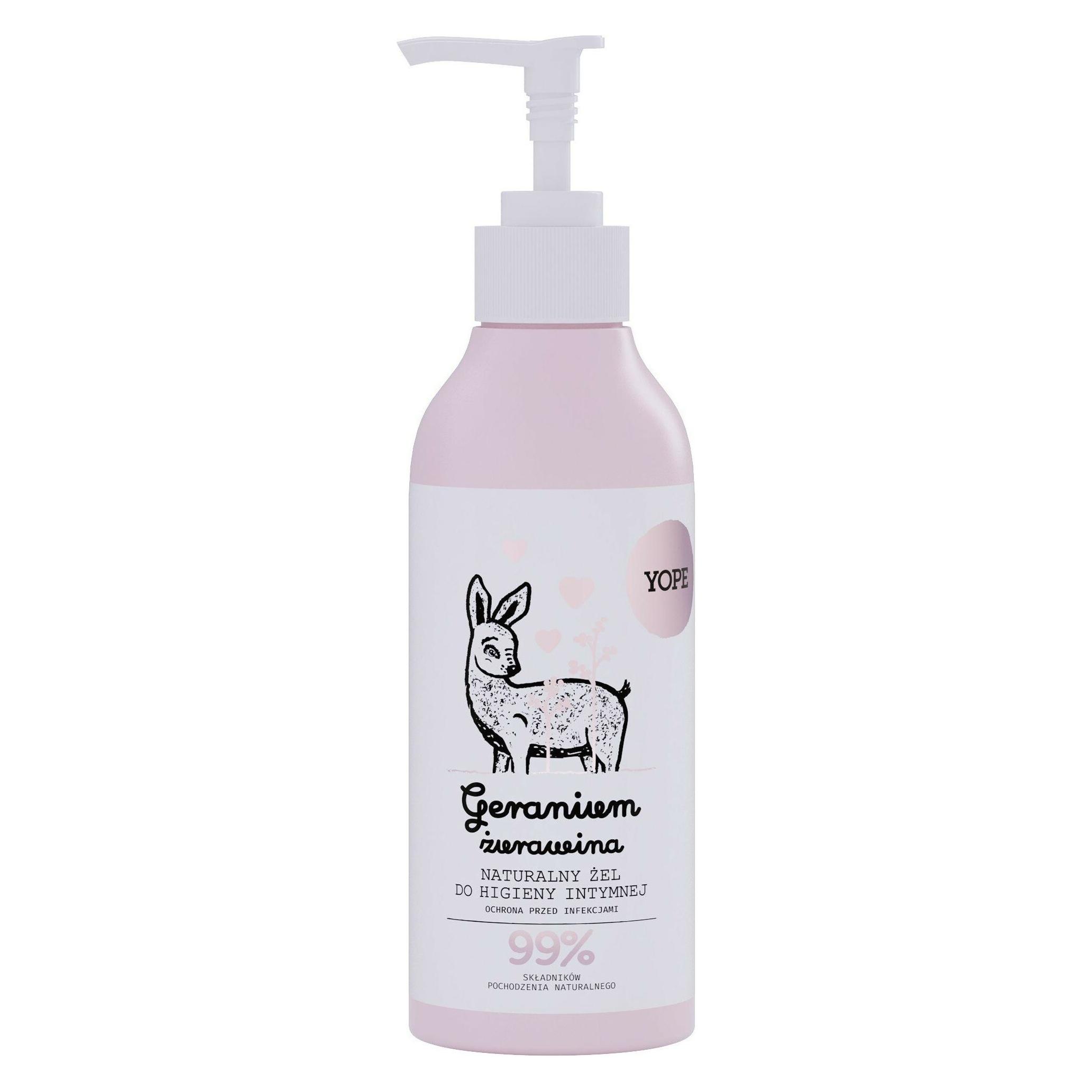 Yope Natural Intymou Geranium & Cranberry Hygiene Gel 300Ml (Intimgel, 300 ml) (5900168907775)