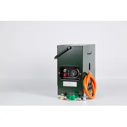 HeatBox 2000 Campingheizung 2,2 kW 30 mbar Grün mit Regler