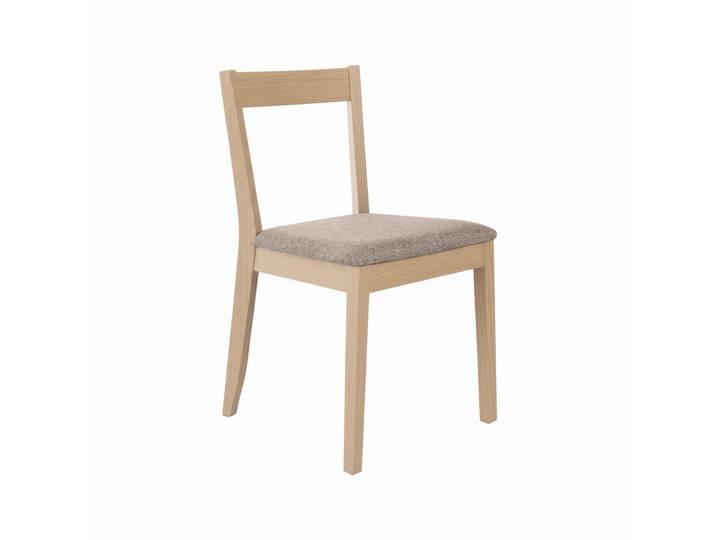 Beautysofa Stuhl Moden mit Buchenholzbeinen, Polsterstuhl, Beige, Holz, 45x84x45 cm, Esszimmer, Stühle