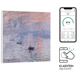 Klarstein Wonderwall Air Art Smart Infrarotheizung 60x60cm 350W Wand App Abstrakt