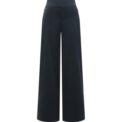 Stoffhose RAGWEAR "Awye", Damen, Gr. M (38), Normalgrößen, schwarz (dunkelgrau), Material: 77% Polyester, 23% Elasthan, gerade lang, Hosen Stoffhose, Lange Alltagshose mit Taschen