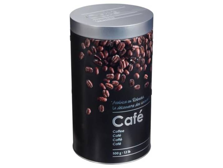 Secret de Gourmet Koffieblik, rond, reliëf