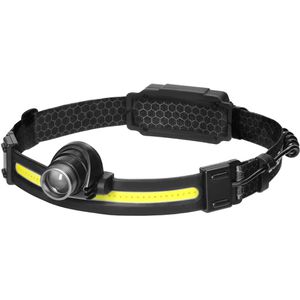 Böttcher-AG Stirnlampe LED, wiederaufladbar, 200 Lumen, mit Rotlicht, wasserfest