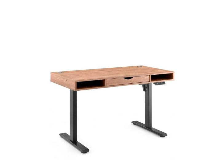 Schreibtisch Worktime Style Schwarz/Eichefarben L: 120cm