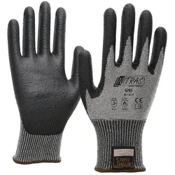 AS Arbeitsschutz Arbeitshandschuhe 10 Paar | Nitras Taeki Schnittschutzhandschuhe | Gr. 7