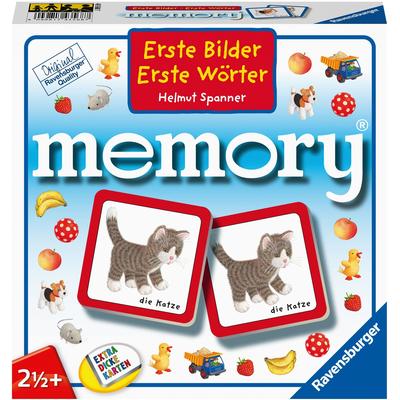 Spiel RAVENSBURGER "Erste Bilder Erste Wörter memory", bunt, Spiele, Kinder, Memory, Made in Europe