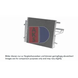 Kondensator Klimaanlage AKS DASIS 562082N für Kia Picanto III